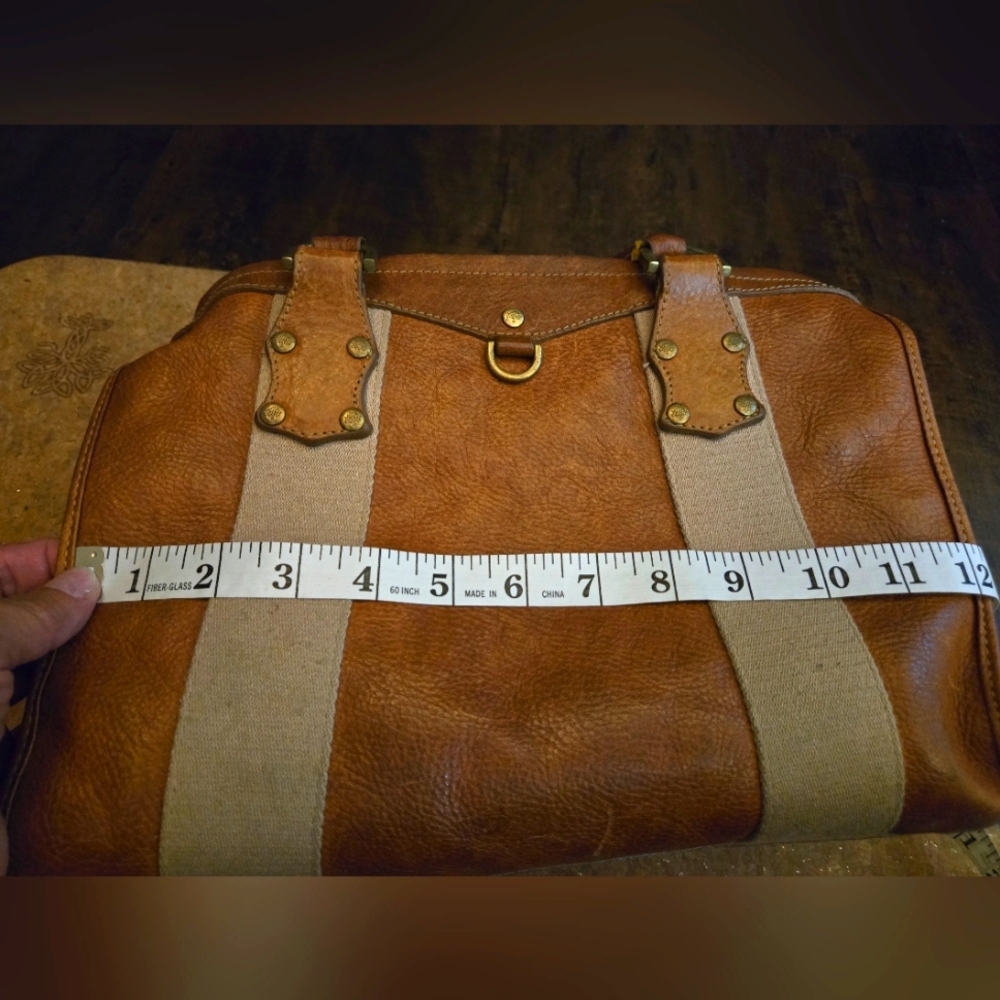 Women's Mulberry Cognac leather with tan color strap. - Picture 7 of 16